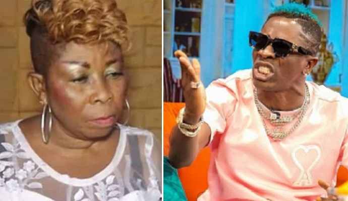 Shatta Wale and mother, Elsie Evelyn Avemegah