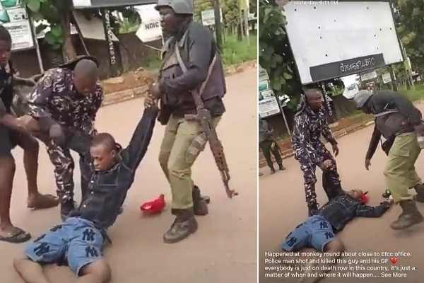 Man Shot After Refusing To 'Bribe Officers At Checkpoint' In Enugu (Video)