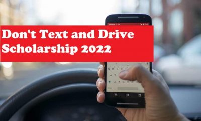 Don't Text and Drive Scholarship 2022